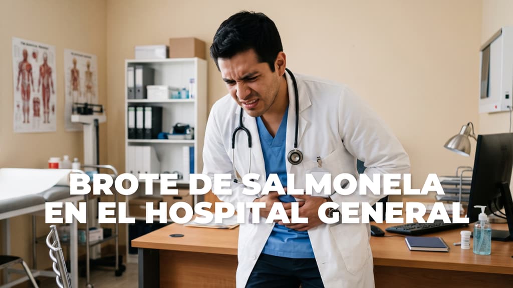 ¡Llamen a un doctor! Brote de salmonela enferma a 135 médicos del Hospital General: esto pasó