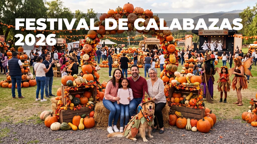 Bazar, espectáculo de hadas, música y más en el Festival de Calabazas 2026 cerca de CDMX