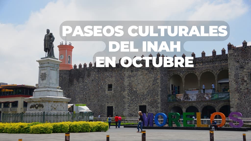 Paseos Culturales del INAH salen de CDMX en octubre: habrá recorridos por cinco estados