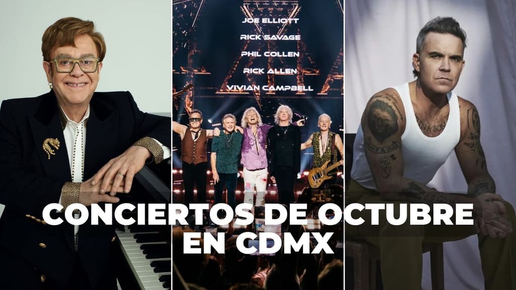 conciertos de octubre en CDMX