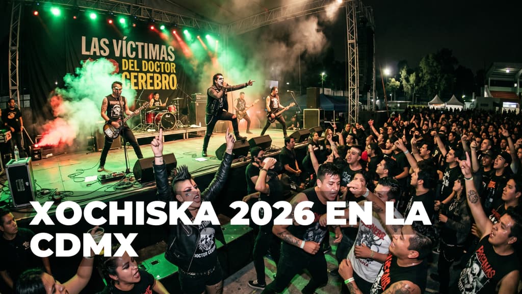 Víctimas del Doctor Cerebro, ska, lucha libre y más: así será el Festival Xochiska 2026 en CDMX