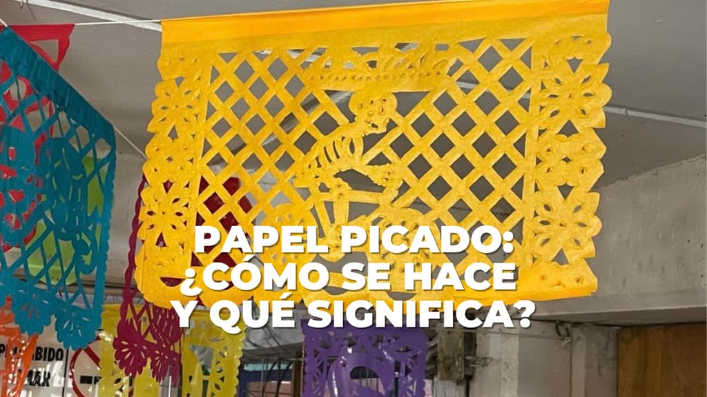 Cómo se hace el papel picado y qué significa en la ofrenda de Día de Muertos