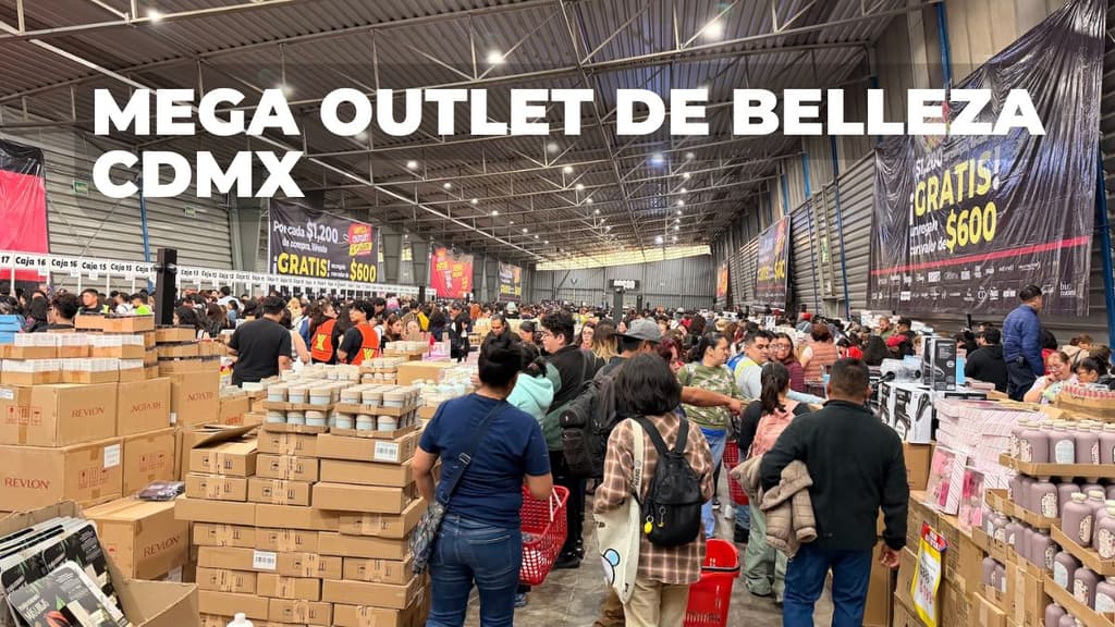 Lánzate al mega outlet de belleza en CDMX.