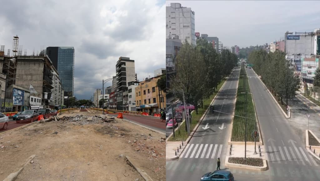 obras en avenida chapultepec