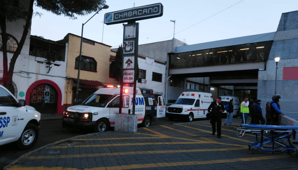 explosión en la estación Chabacano