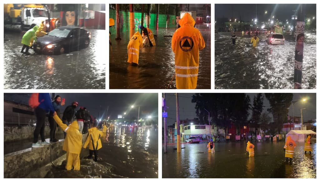 Inundaciones en Iztapalapa
