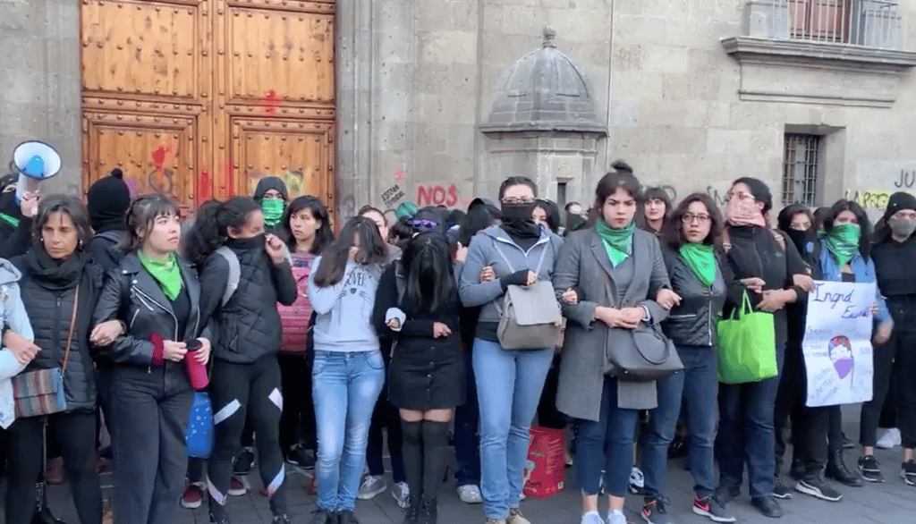 protestas por el feminicidio de Ingrid