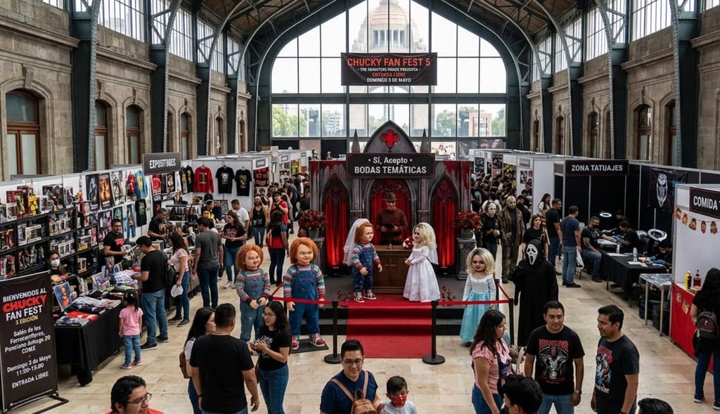 Chucky Fan Fest en CDMX: Tatuajes, cosplay y mucho terror. ¡GRATIS!