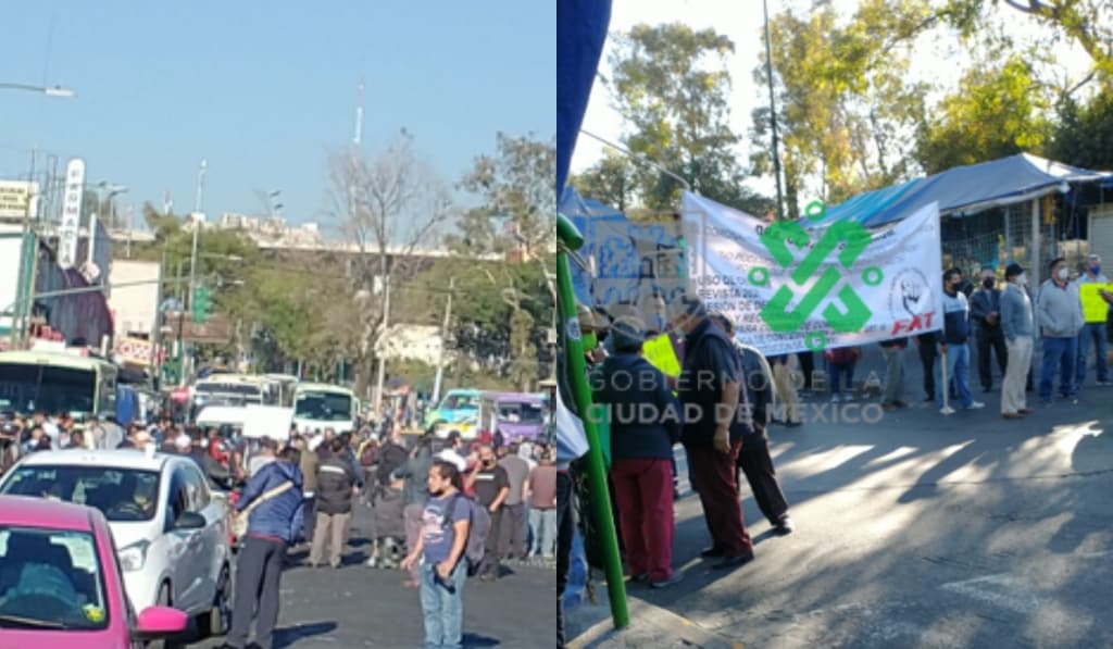 bloqueos de transportistas en CDMX