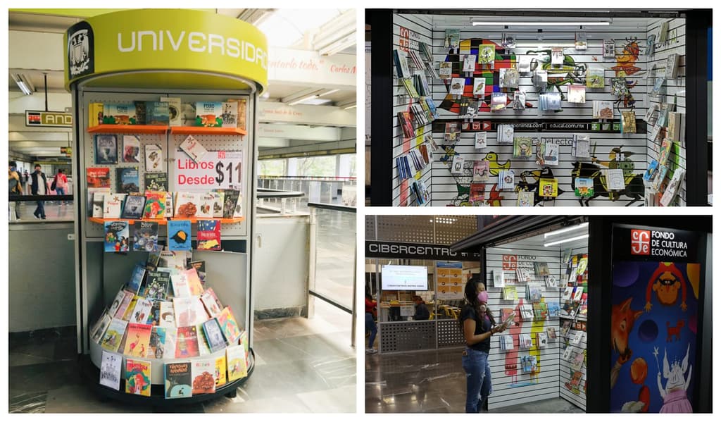 préstamo de libros en el Metro