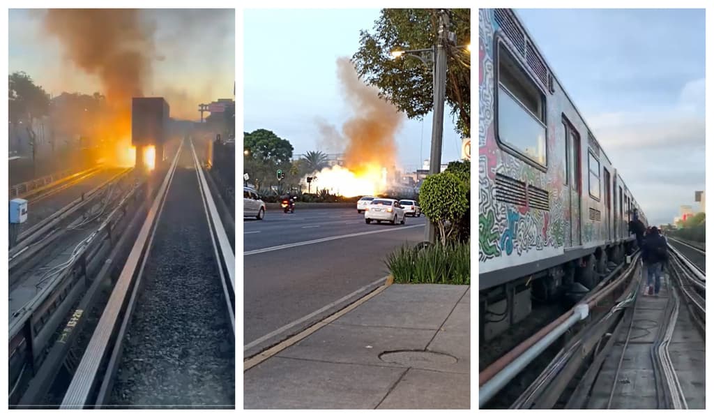 incendio en la línea 2