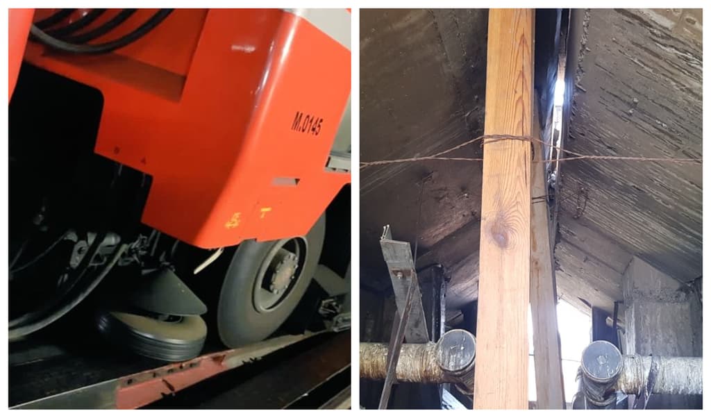 daños en la Línea 4