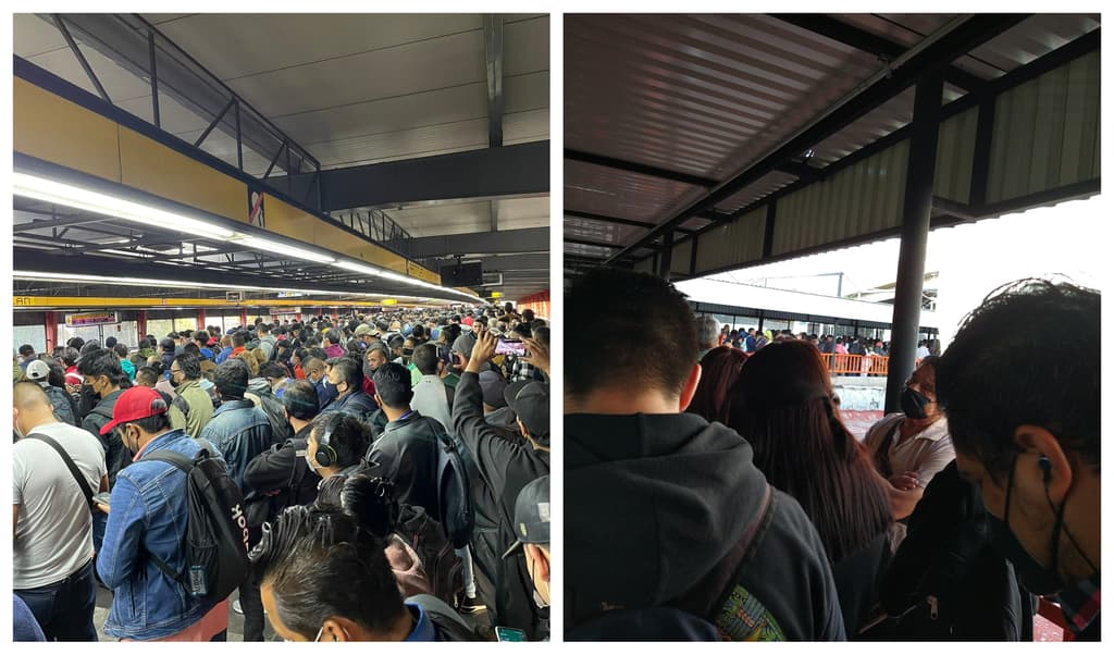 aglomeraciones en el Metro