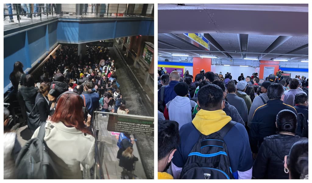 retrasos en el Metro debido a la lluvia