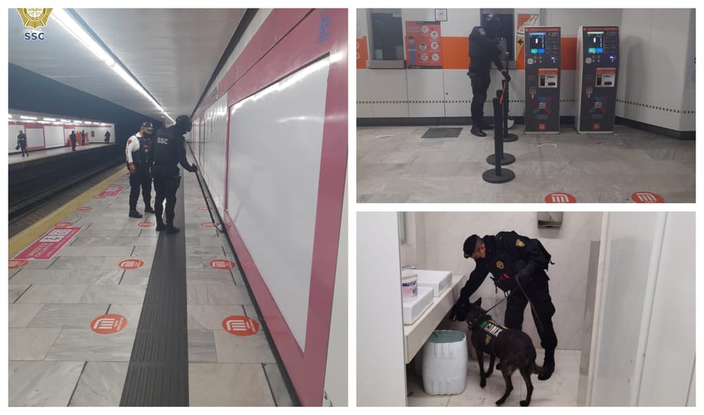 alerta de bomba en el Metro