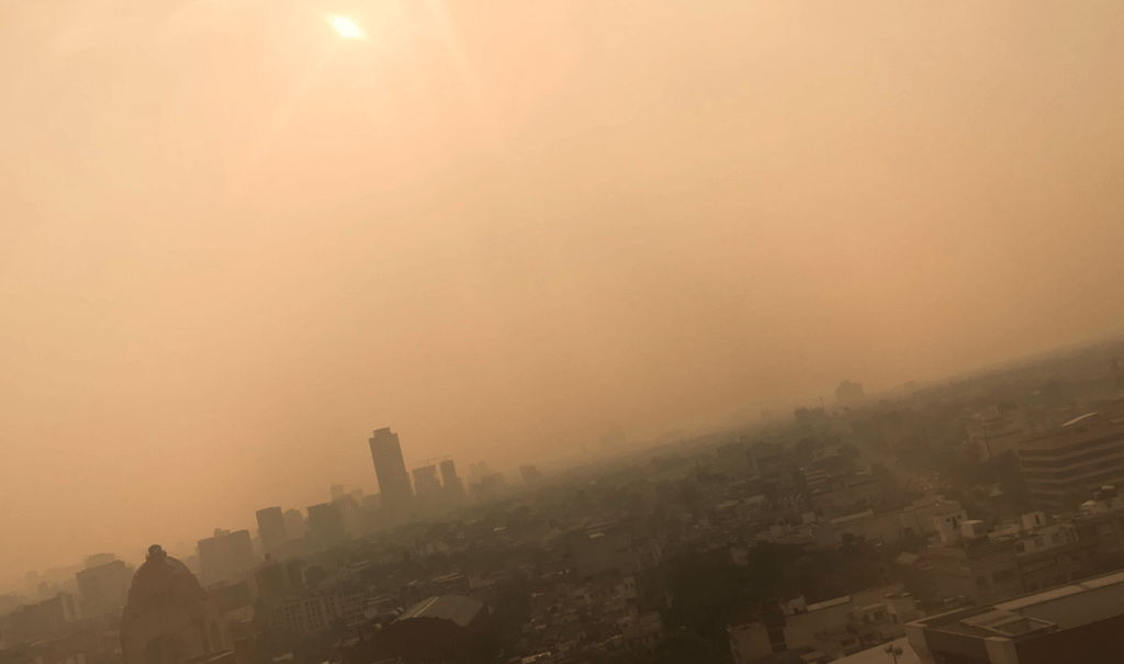 fotos y videos de la contaminación