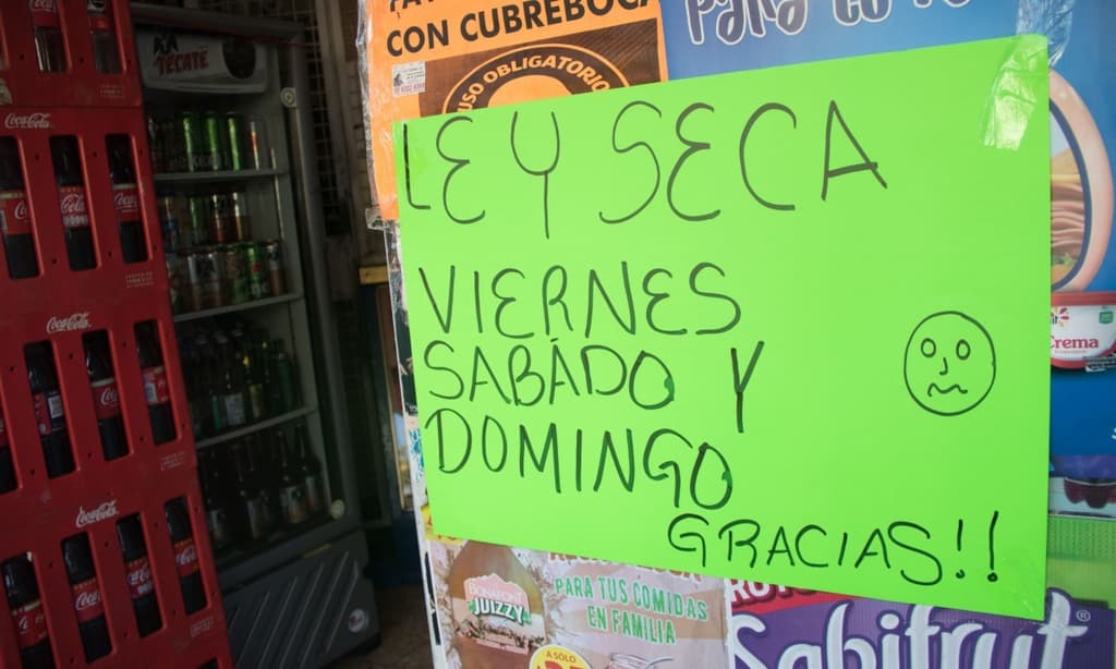 alcaldías con ley seca en cdmx