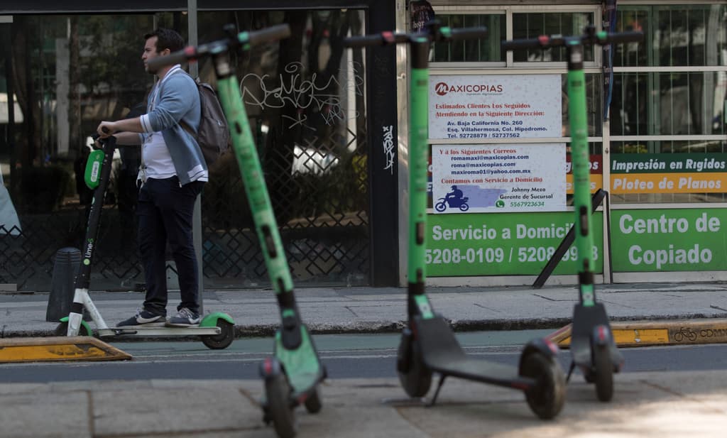 scooters en la cdmx