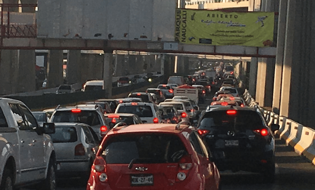 Caos en periférico Norte