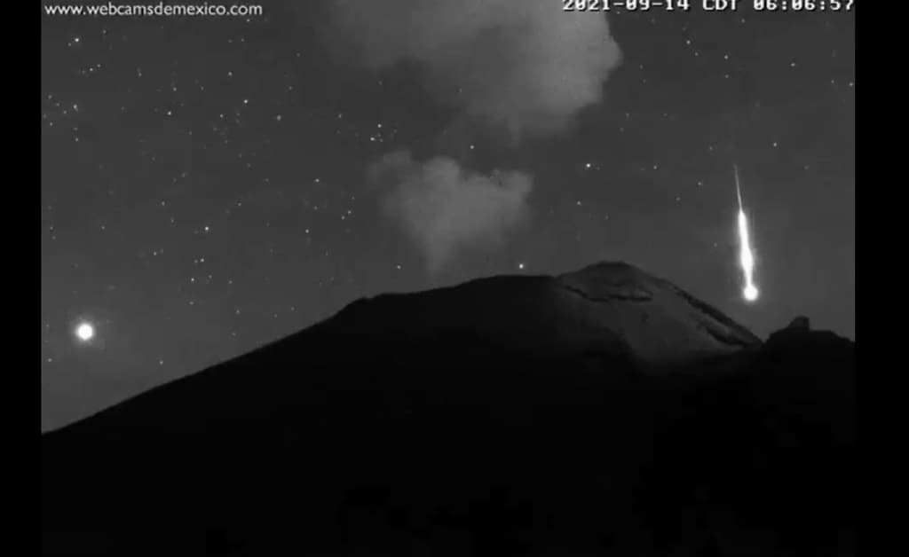 estrella fugaz en el popo