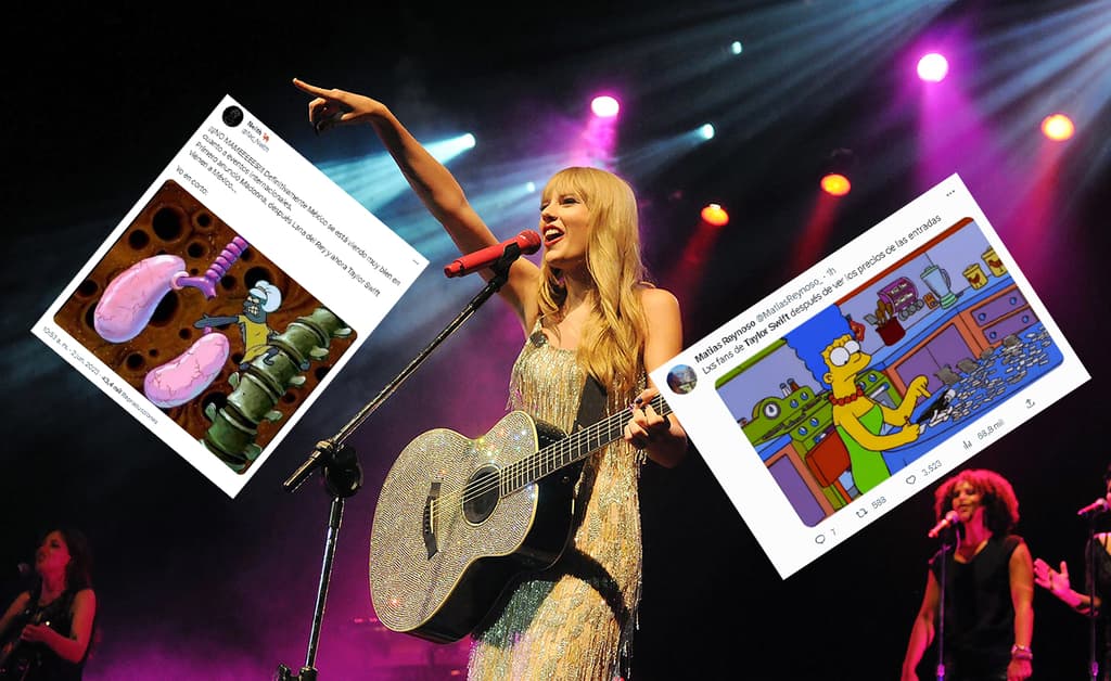 Taylor Swift por fin dará conciertos en México y estos son los mejores memes.