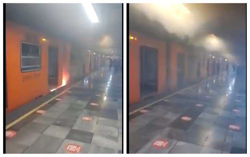 incendio en la Línea B