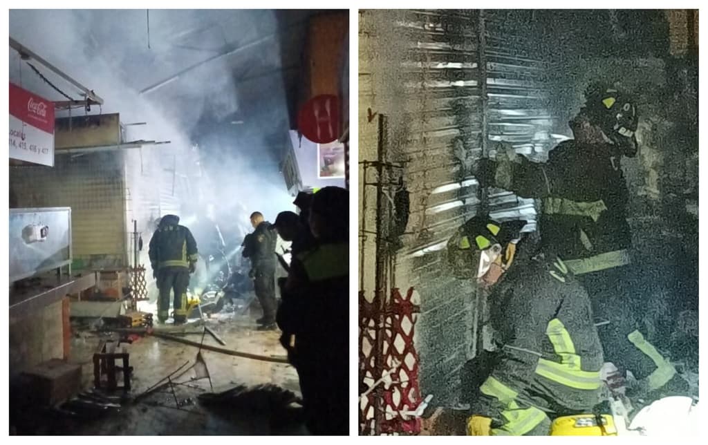 incendio en el mercado de jamaica