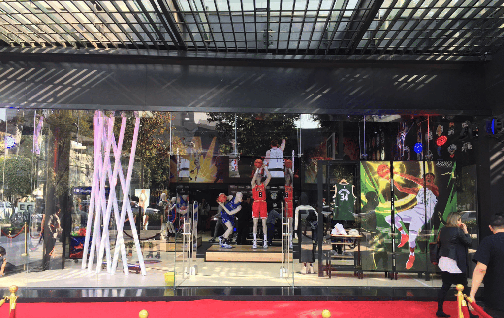 tienda de la NBA en la CDMX