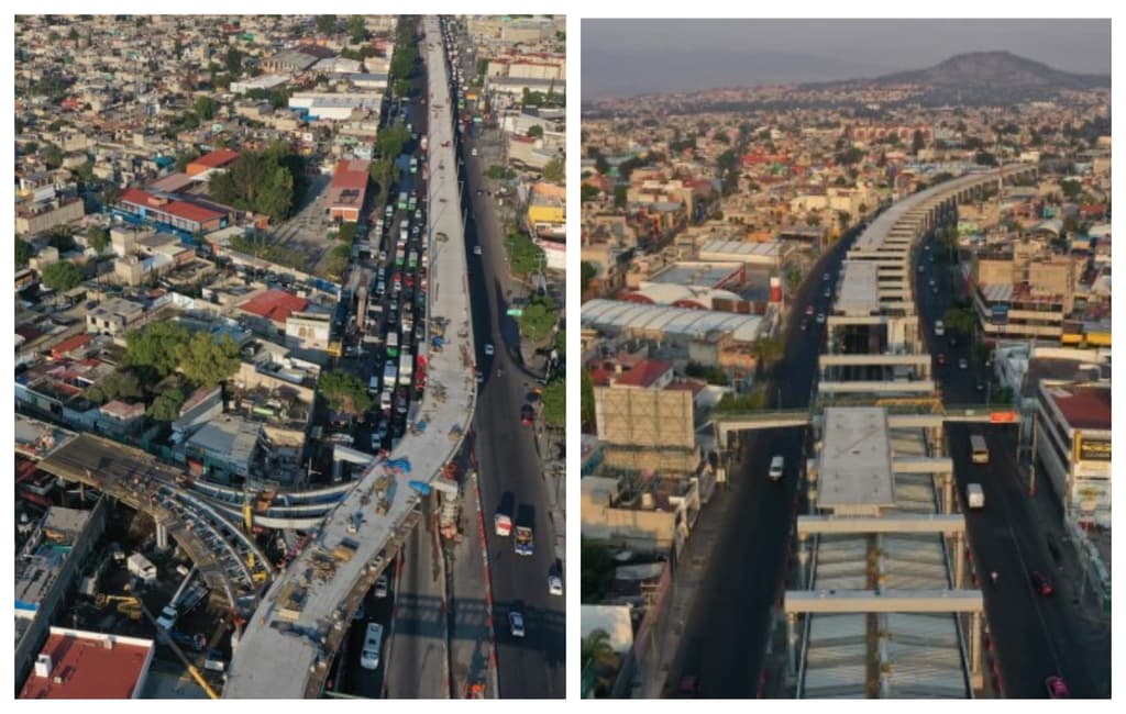 inauguración del trolebús elevado