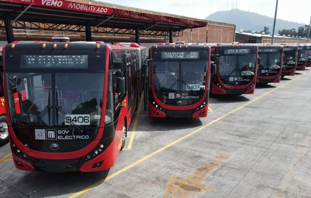 autobuses eléctricos del Metrobús