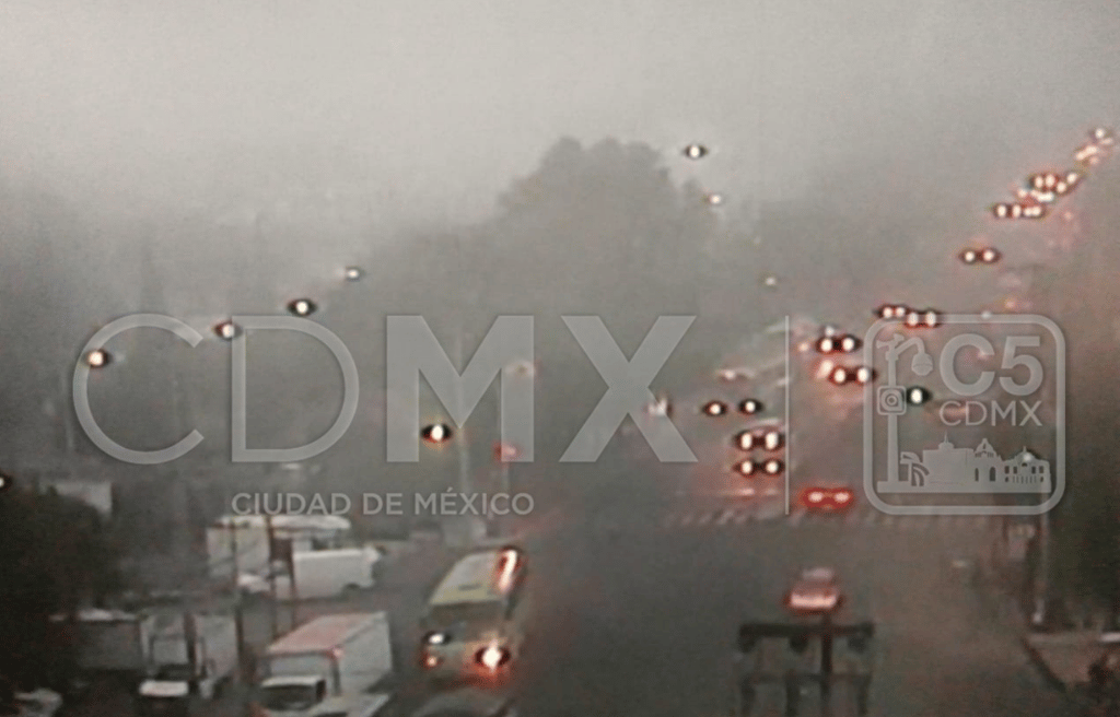 Banco de niebla en la CDMX