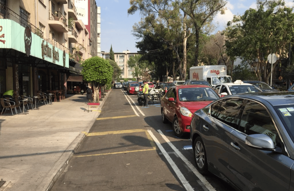 ciclovía en Álvaro Obregón