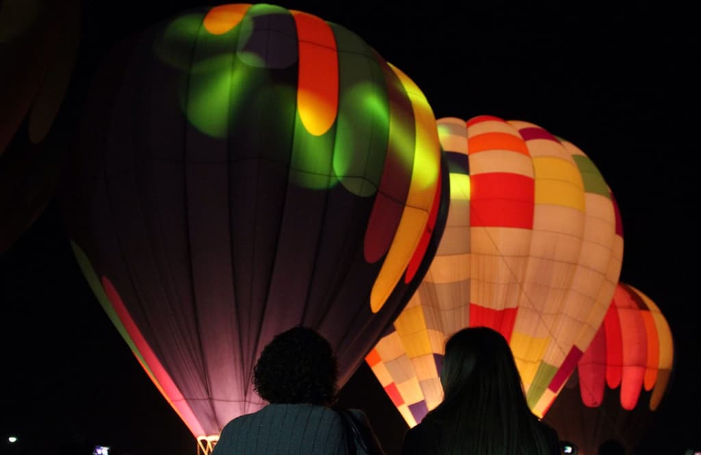 globos aerostáticos en el Zócalo