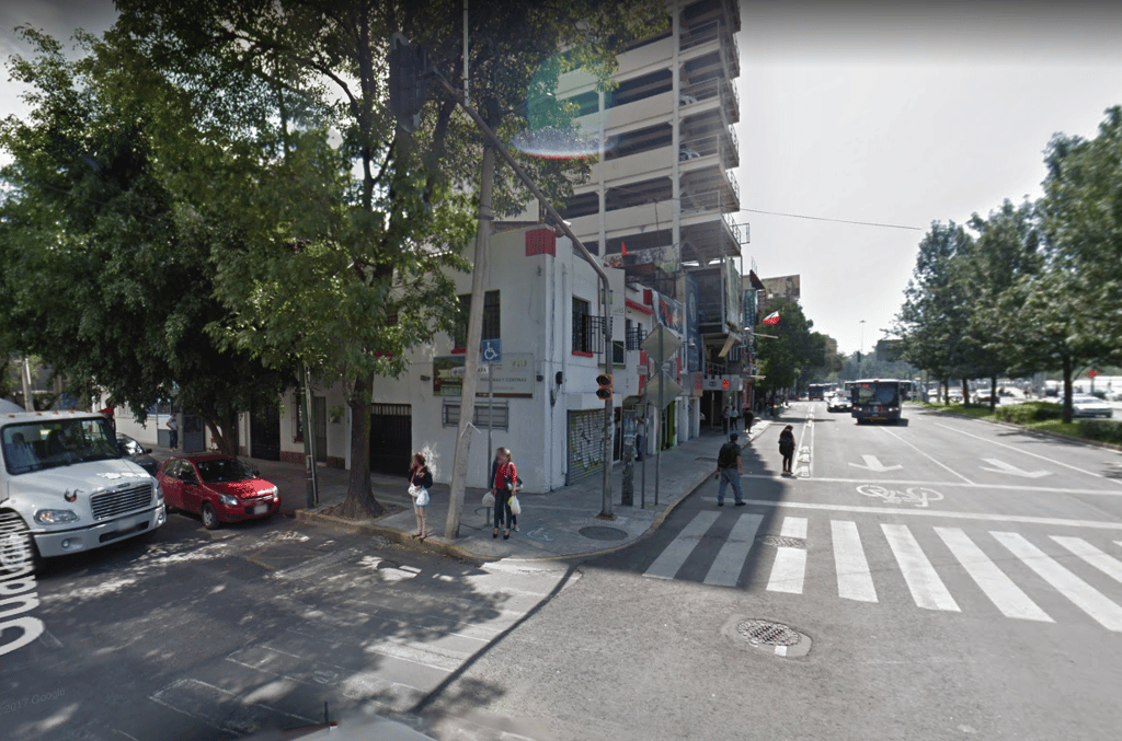 extranjero golpeado en la colonia Roma