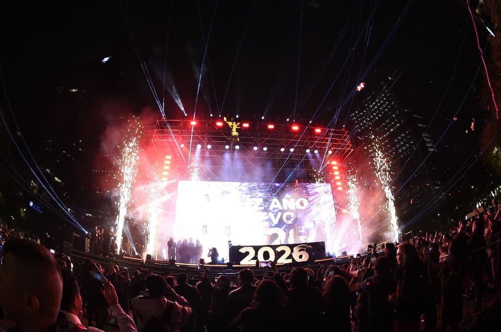 Así celebró la CDMX el Año Nuevo 2026 con la fiesta electrónica más grande del mundo | Foto: Gob CDMX