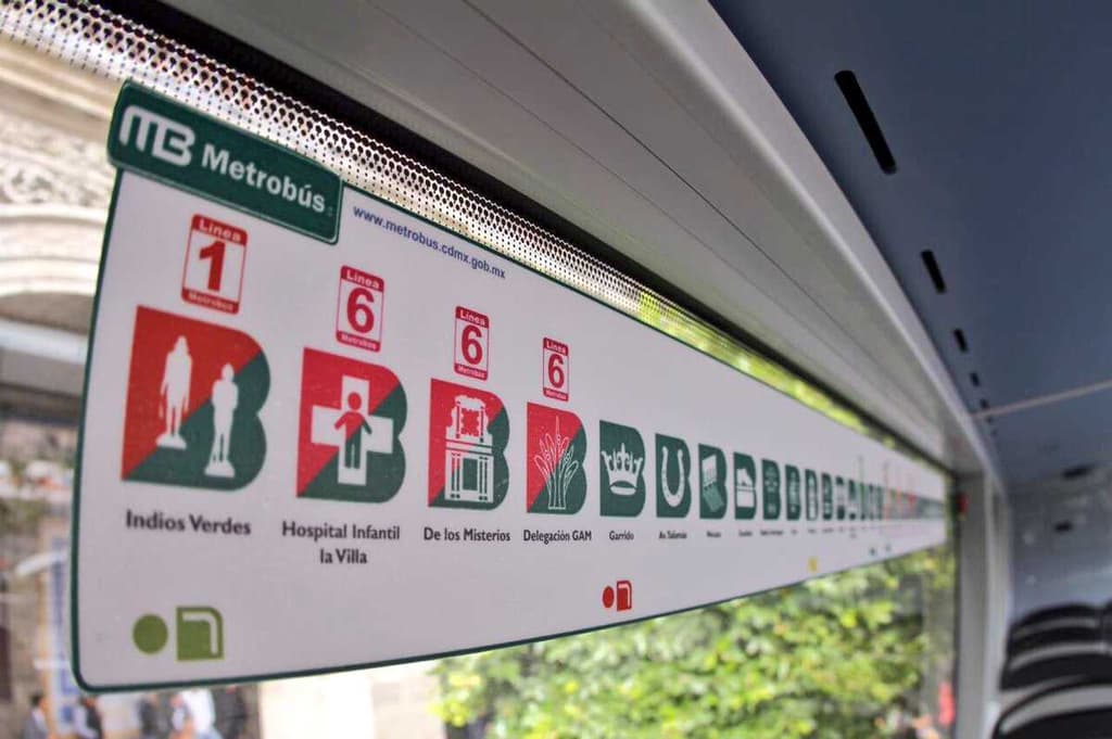 estaciones del metrobús