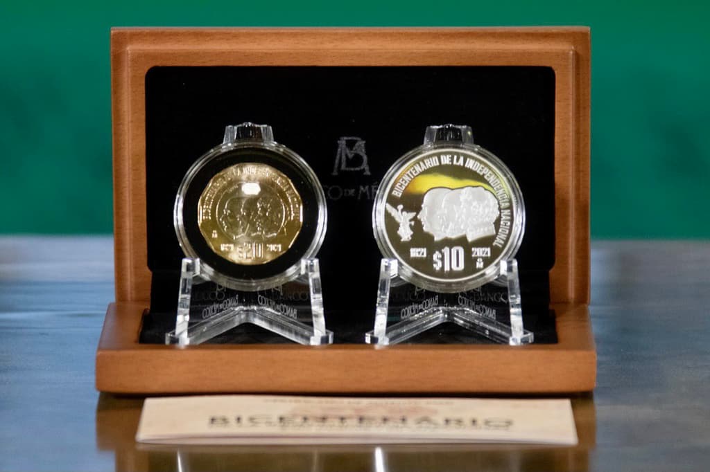 nuevas monedas de 10 y 20 pesos