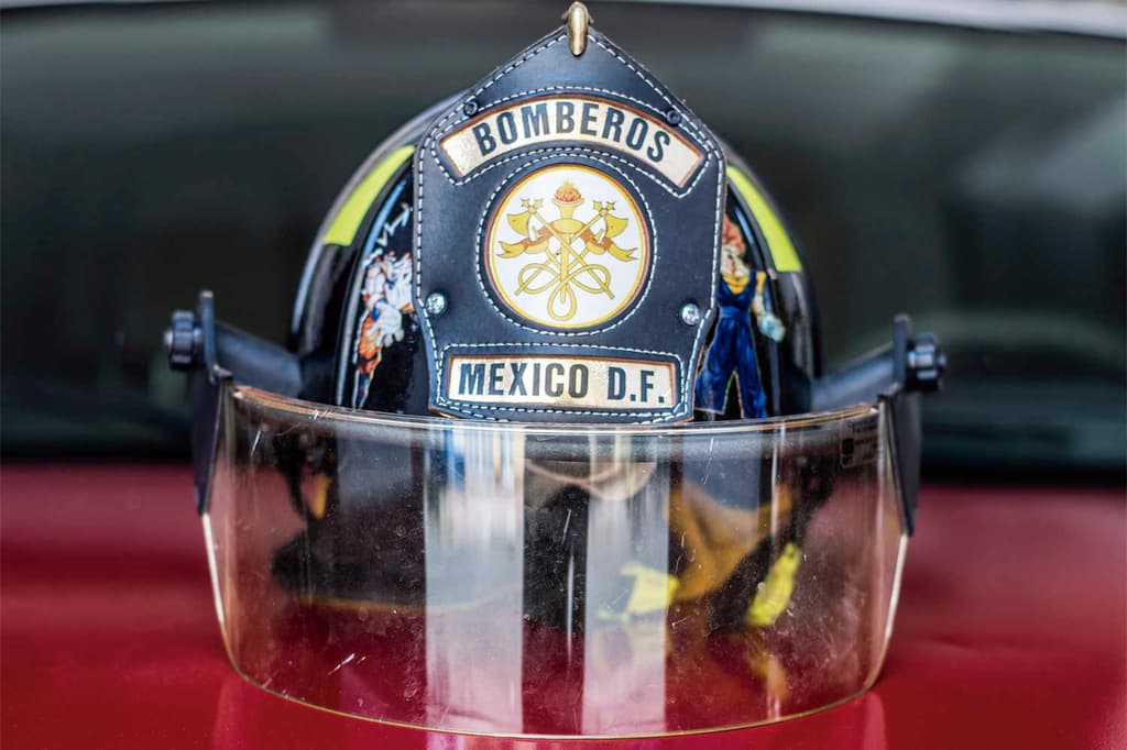 Casco de bomberos