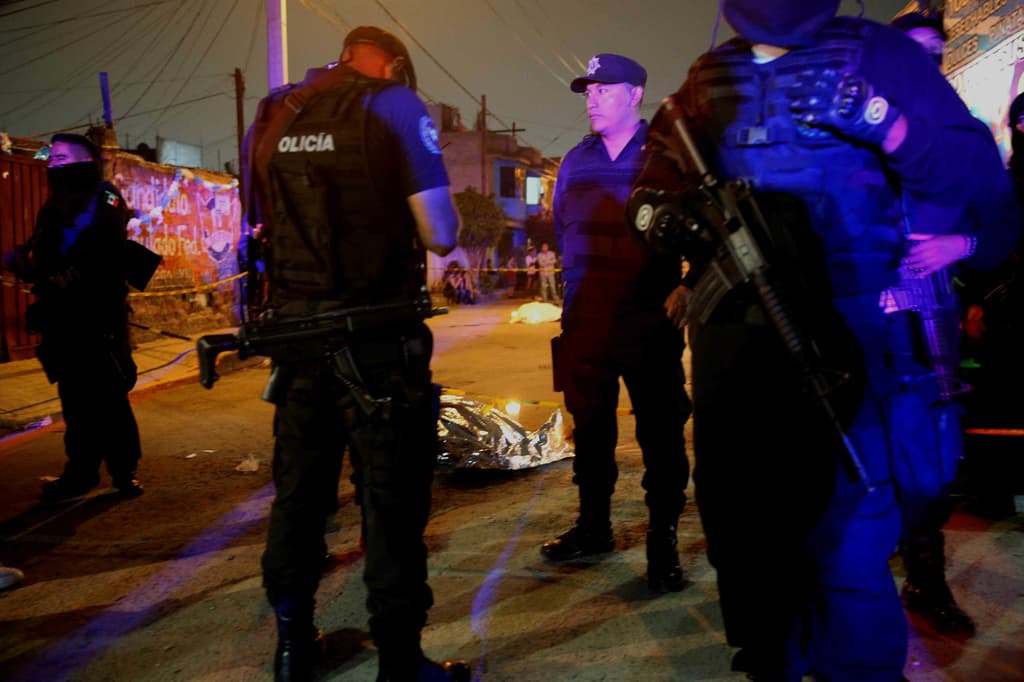 Policías en Ecatepec