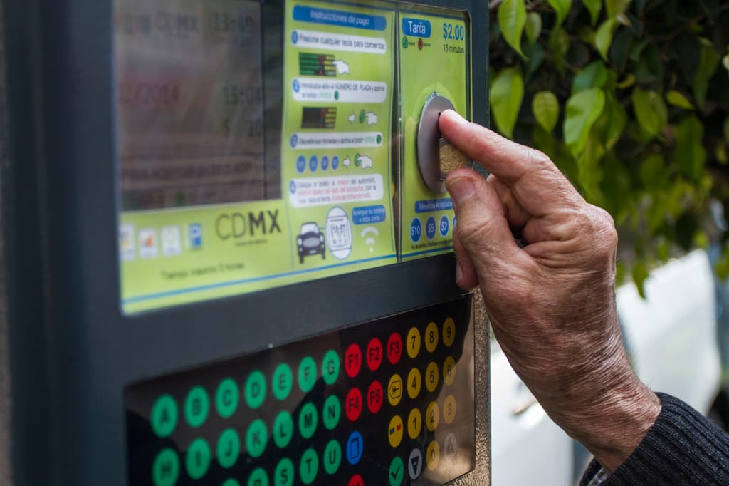 parquímetros en Coyoacán