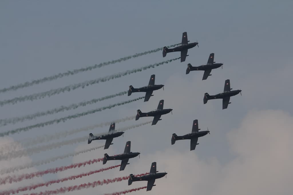 Show aéreo gratis en la Feria Aeroespacial 2019