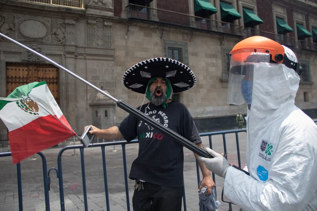 el grito en el Zócalo