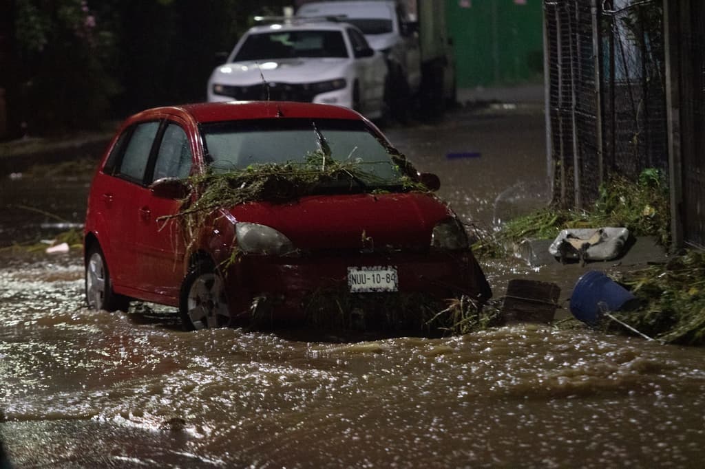 daños por la lluvia en Ecatepec