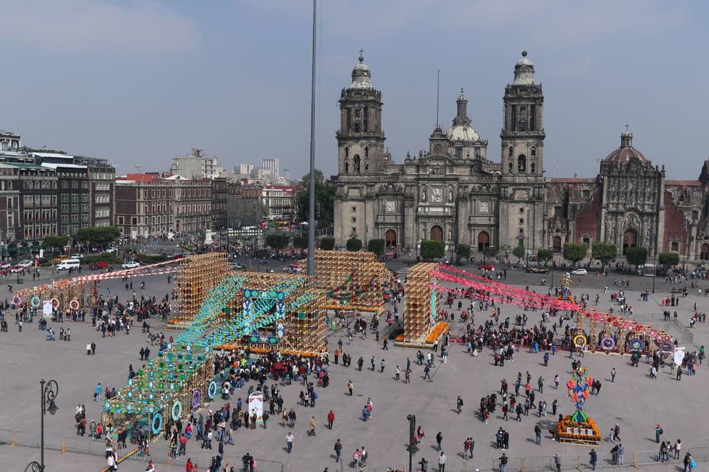 mega ofrenda en el Zócalo 2021