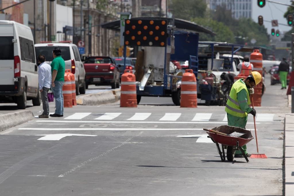 tramo peatonal en Balderas