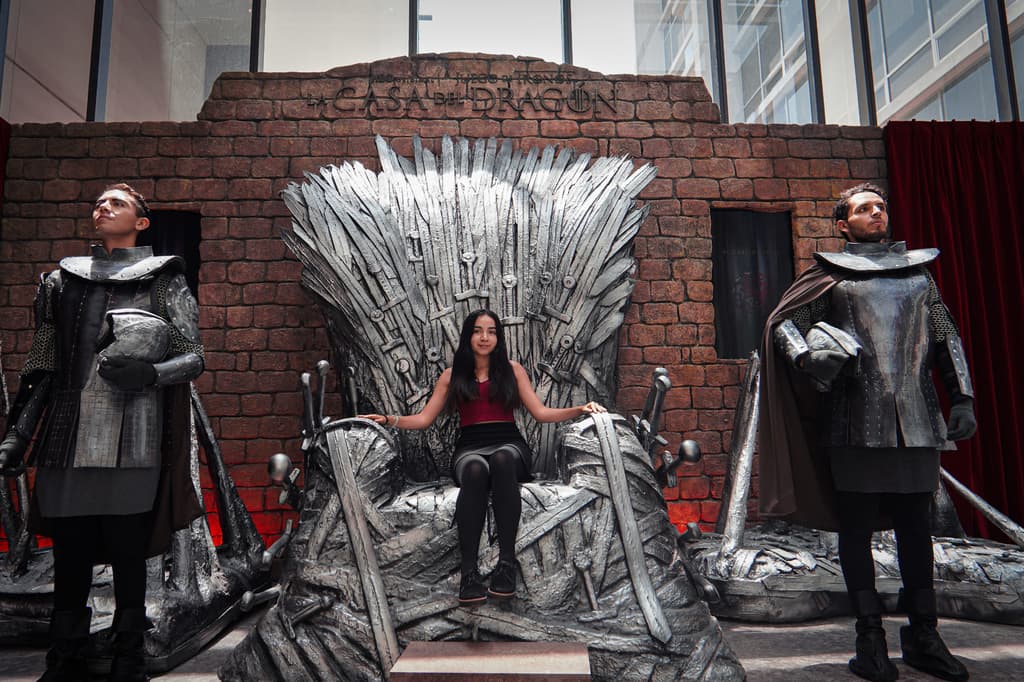 trono de hierro cdmx la casa del dragón