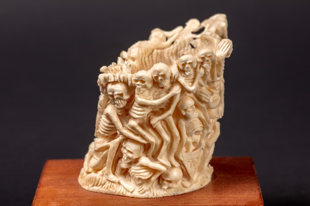 Pieza de la exposición de Roberto Ruiz en el Museo del Estanquillo.