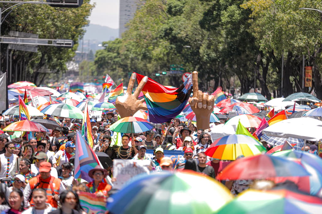 Ruta oficial de la Marcha LGBT+ CDMX 2026 desde el Ángel de la Independencia. | Foto: Rafael Amed