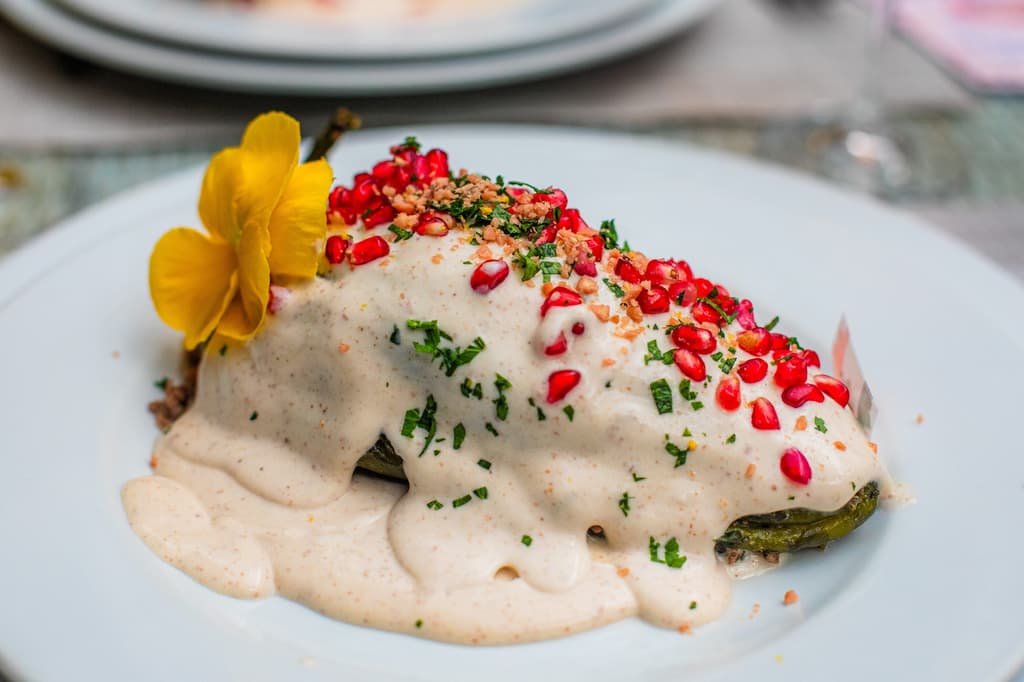 chile en nogada de Restaurante Veranda CDMX