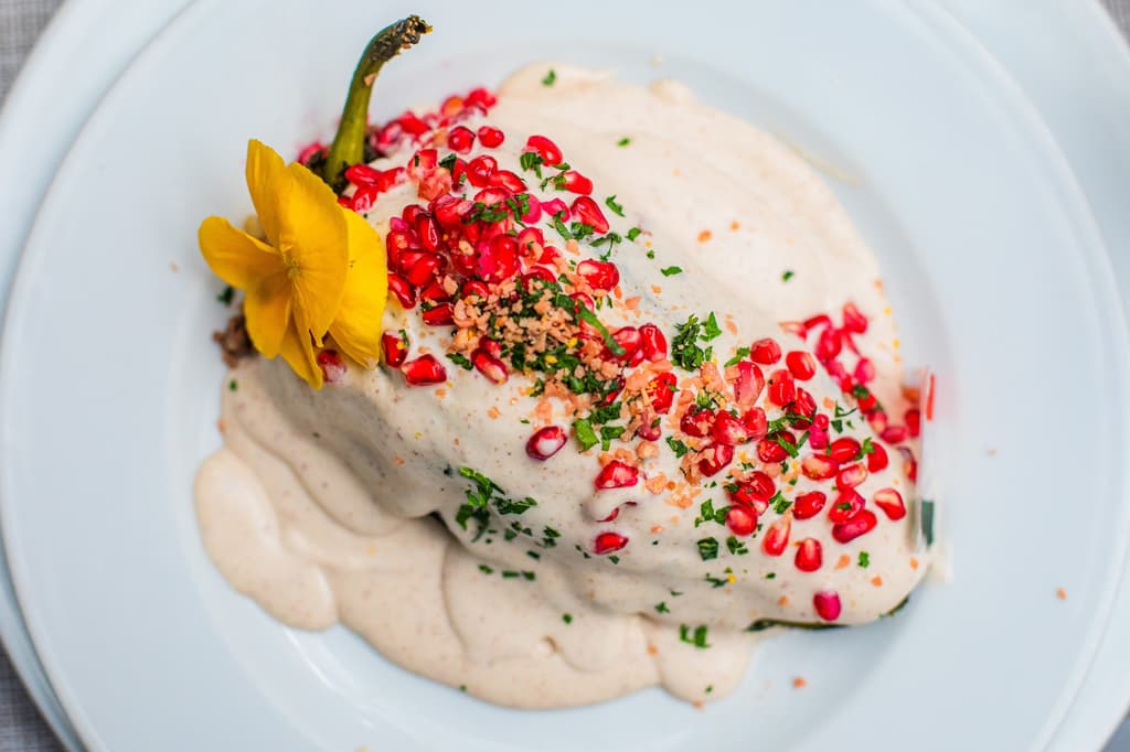 chile en nogada de Restaurante Veranda CDMX